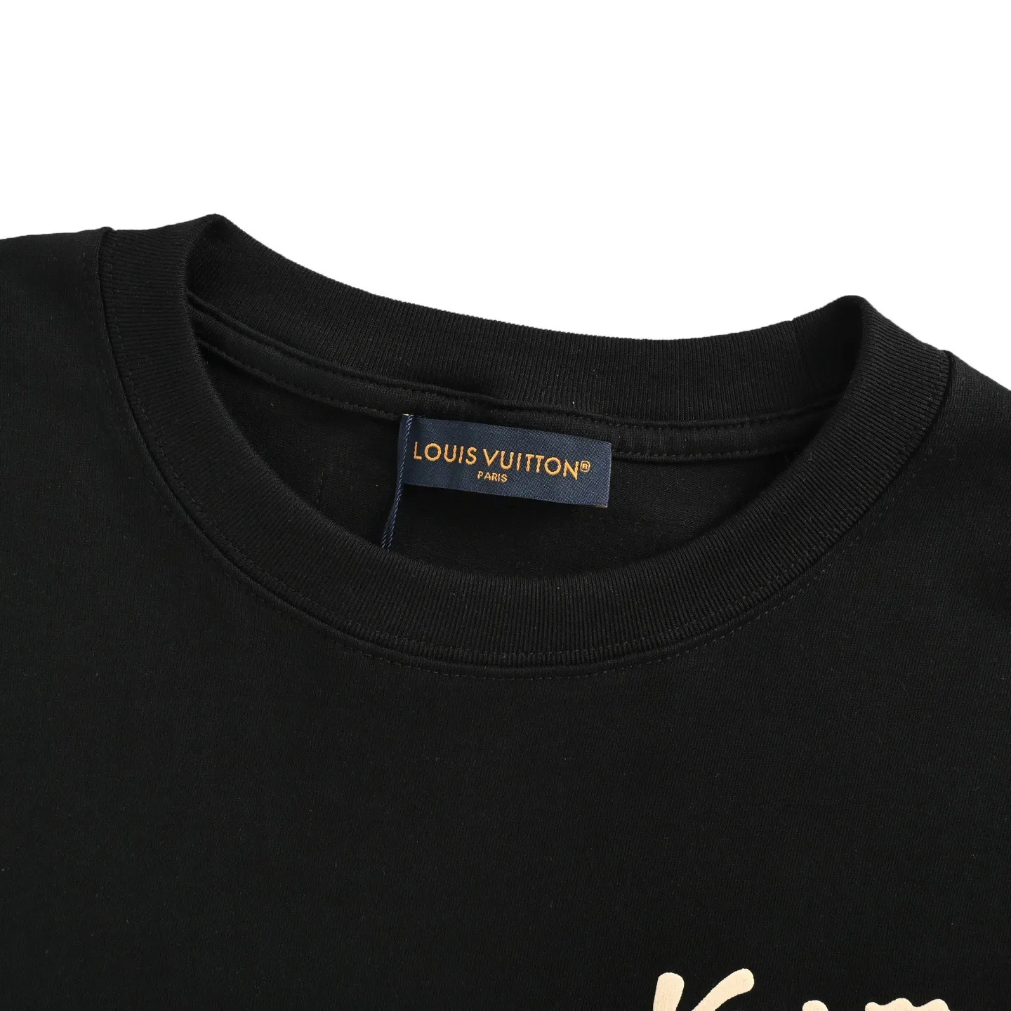 Louis Vuitton/Louis Vuitton 24ss back sun foam printed short sleeves